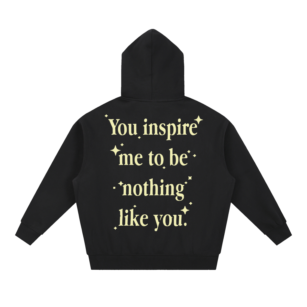 Inspire Me Boxy Fit Fleece Hoodie