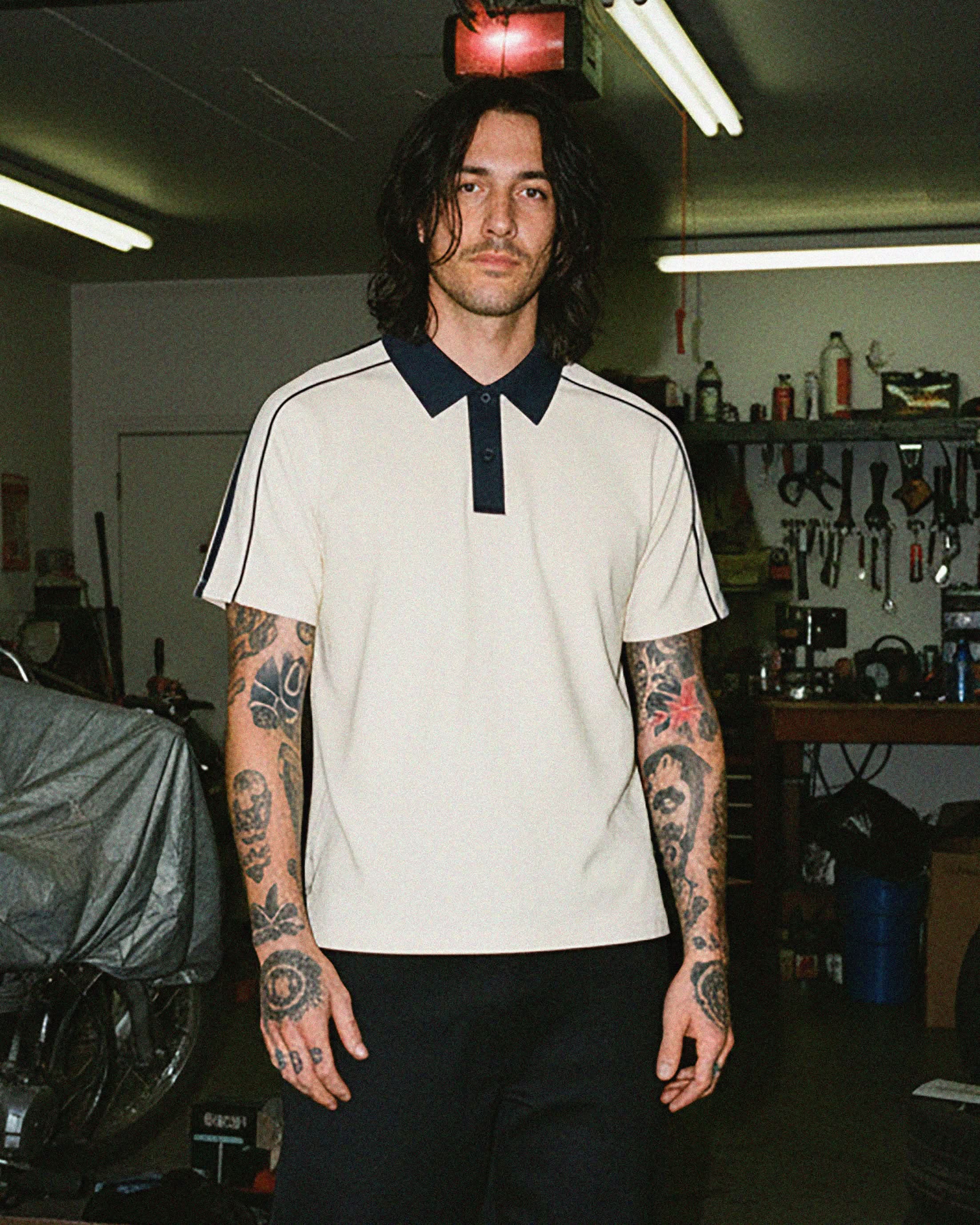 EVERYDAY Contrast Collar Polo Shirt