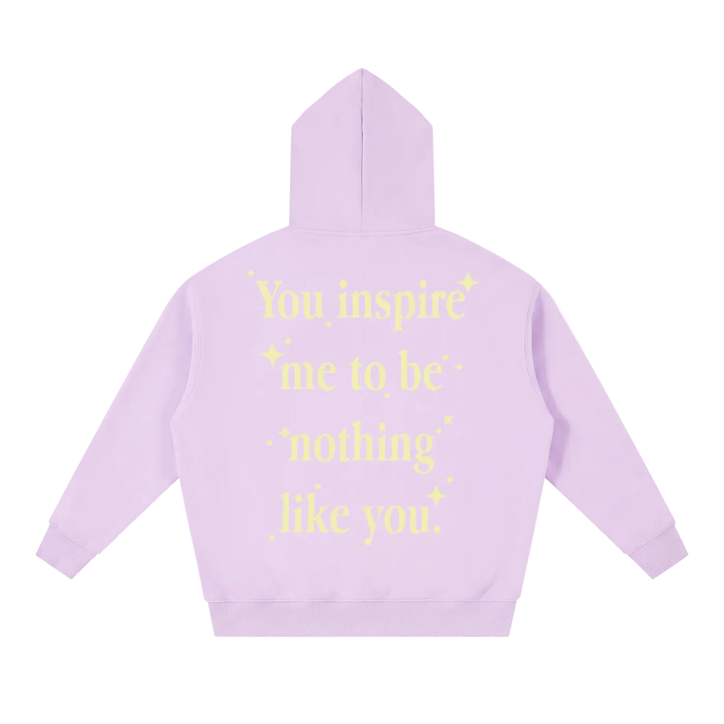 Inspire Me Boxy Fit Fleece Hoodie