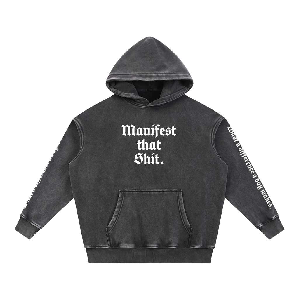 Manifest Snow Wash Fleece Hoodie