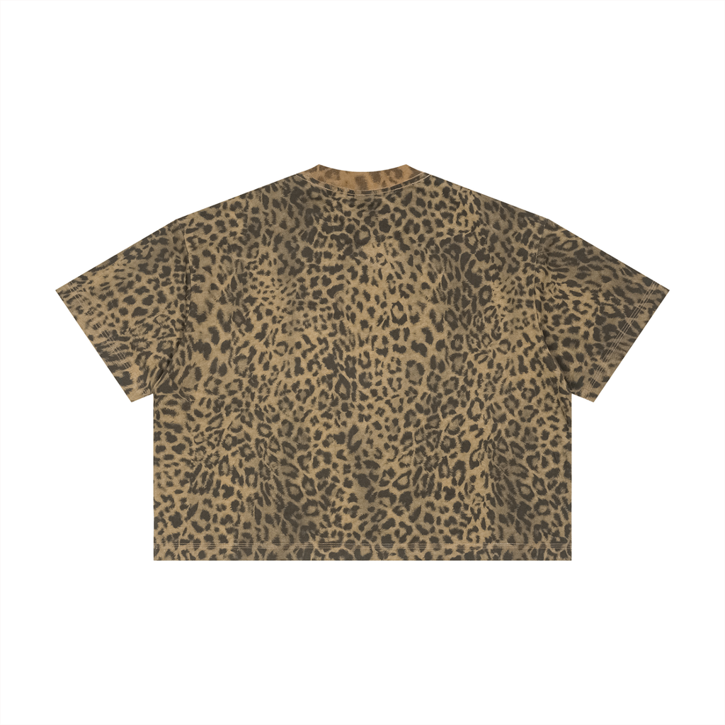 Leopard Print Boxy Tee