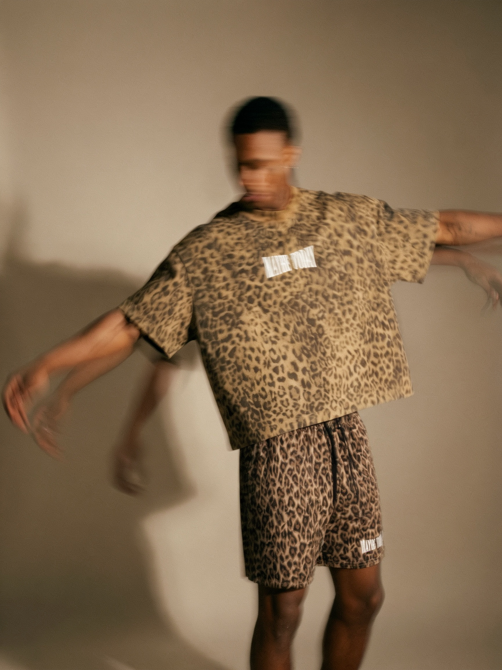 Leopard Print Boxy Tee