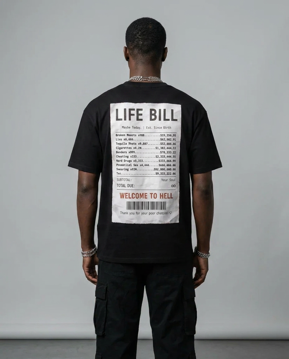 Life Bill Drop Shoulder Tee