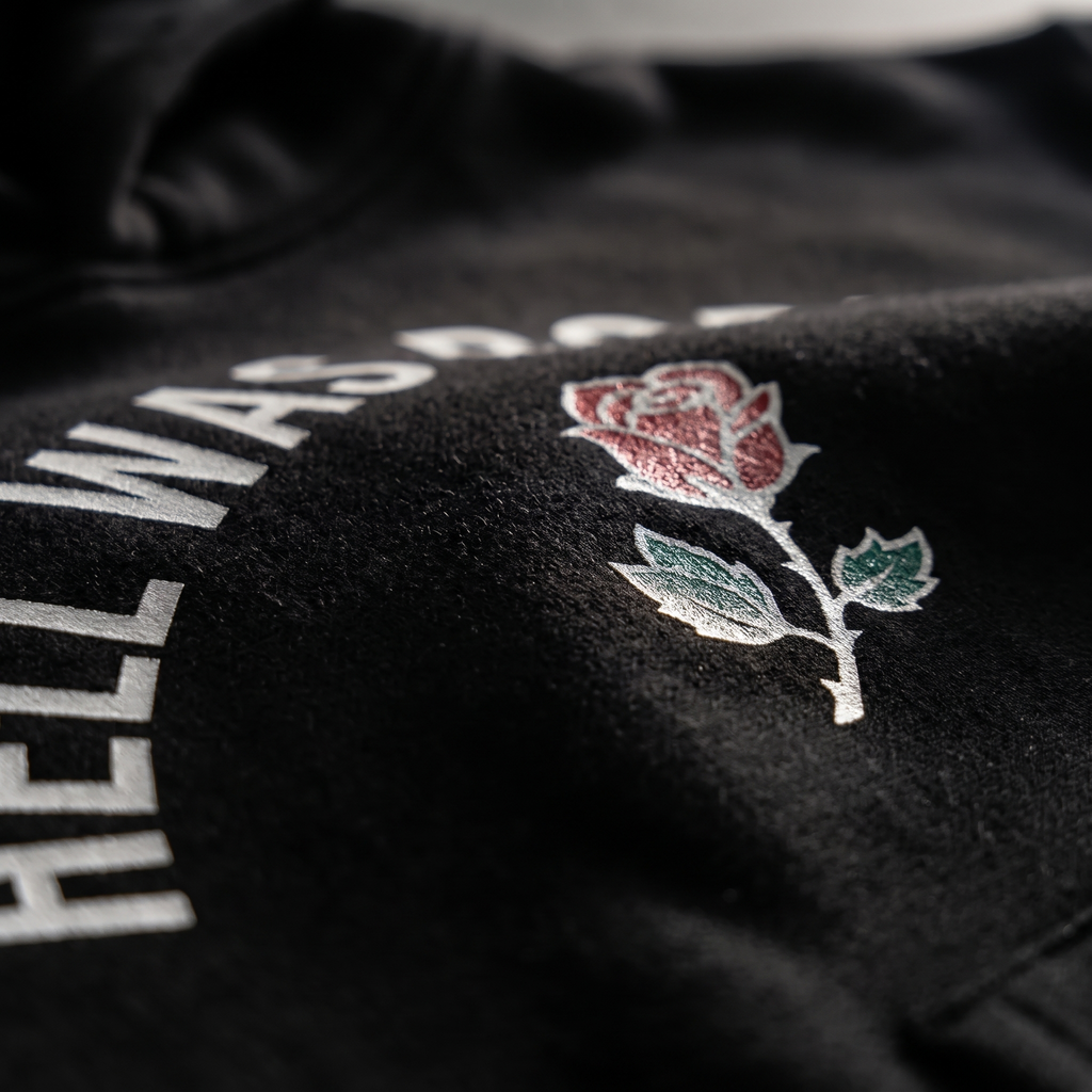 HELL WAS BORING Fleece Hoodie