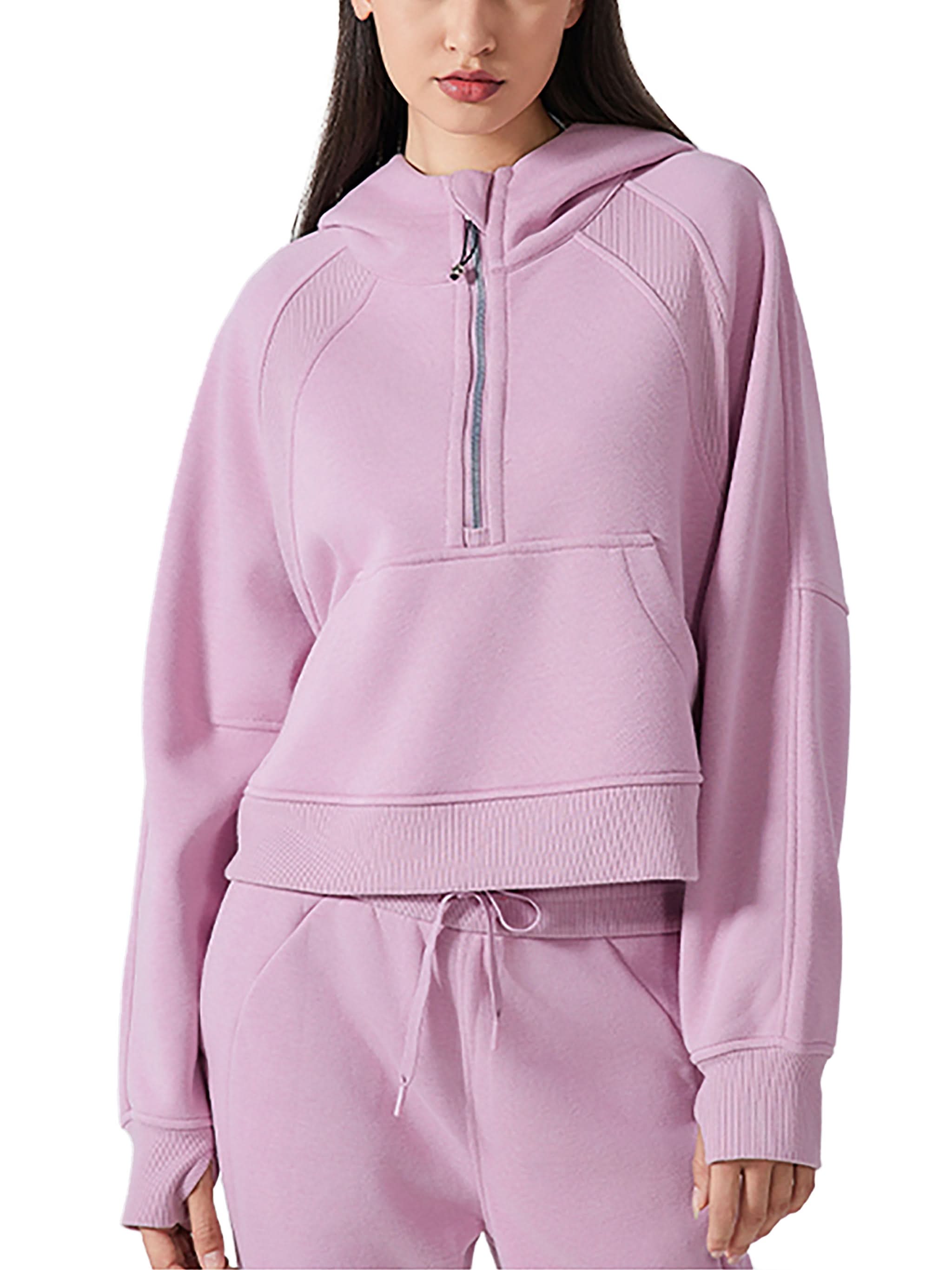 EVERYDAY Cropped Half-Zip Hoodie