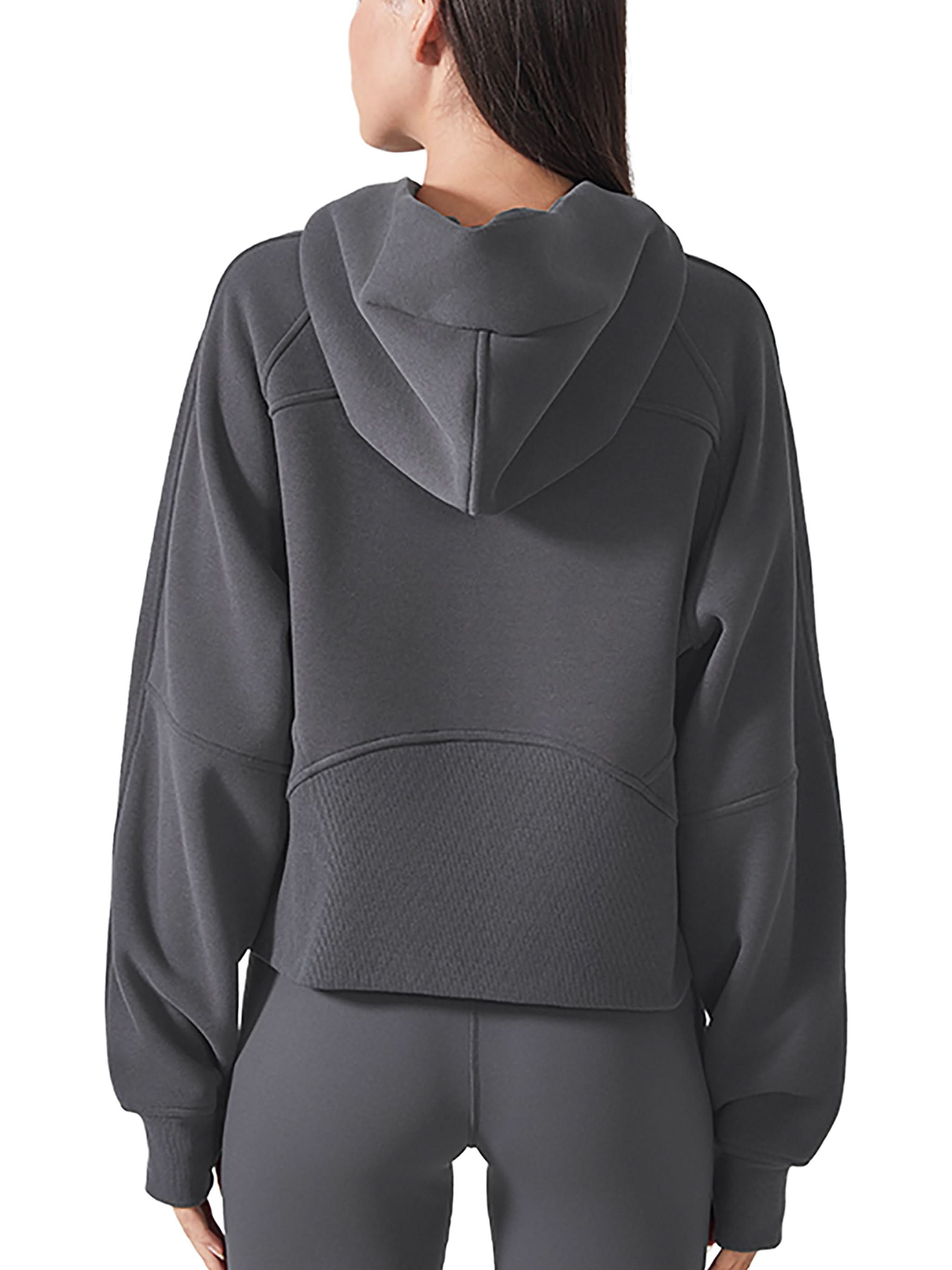 EVERYDAY Cropped Zip-Through Hoodie