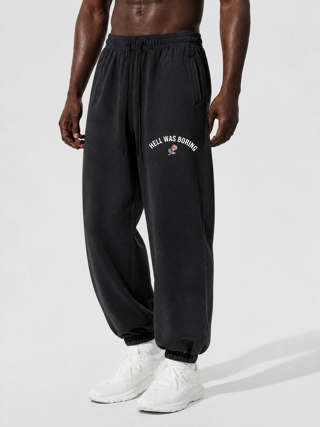 HELL WAS BORING Fleece Sweatpants