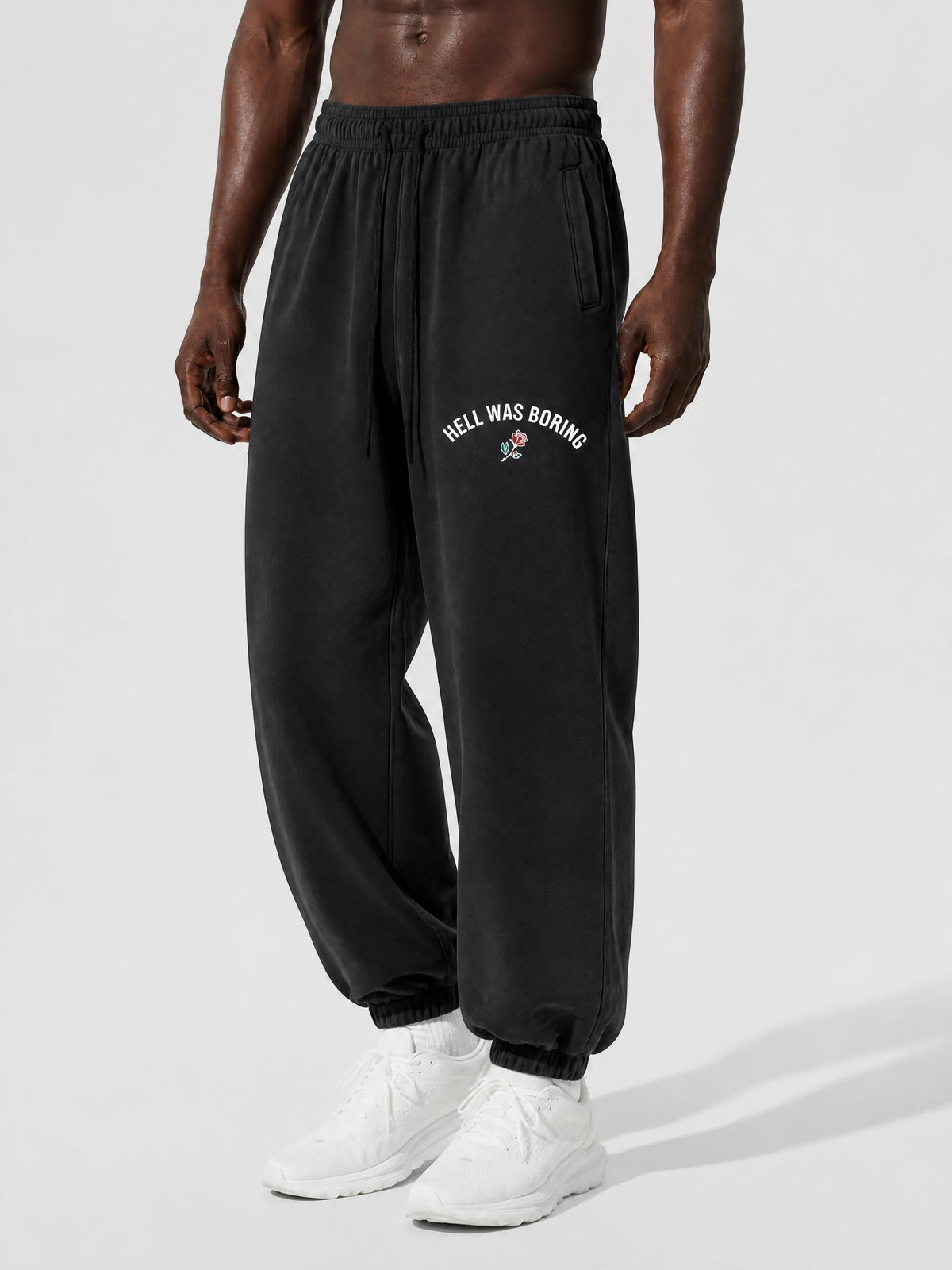 HELL WAS BORING Fleece Sweatpants
