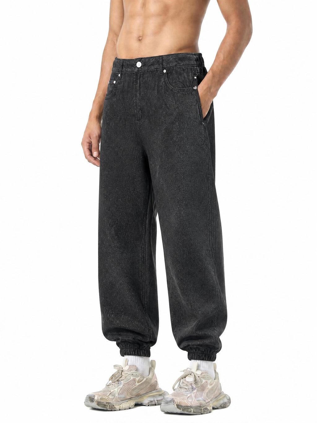 The Art of Not Explaining Vintage Wash Straight Leg Jeans