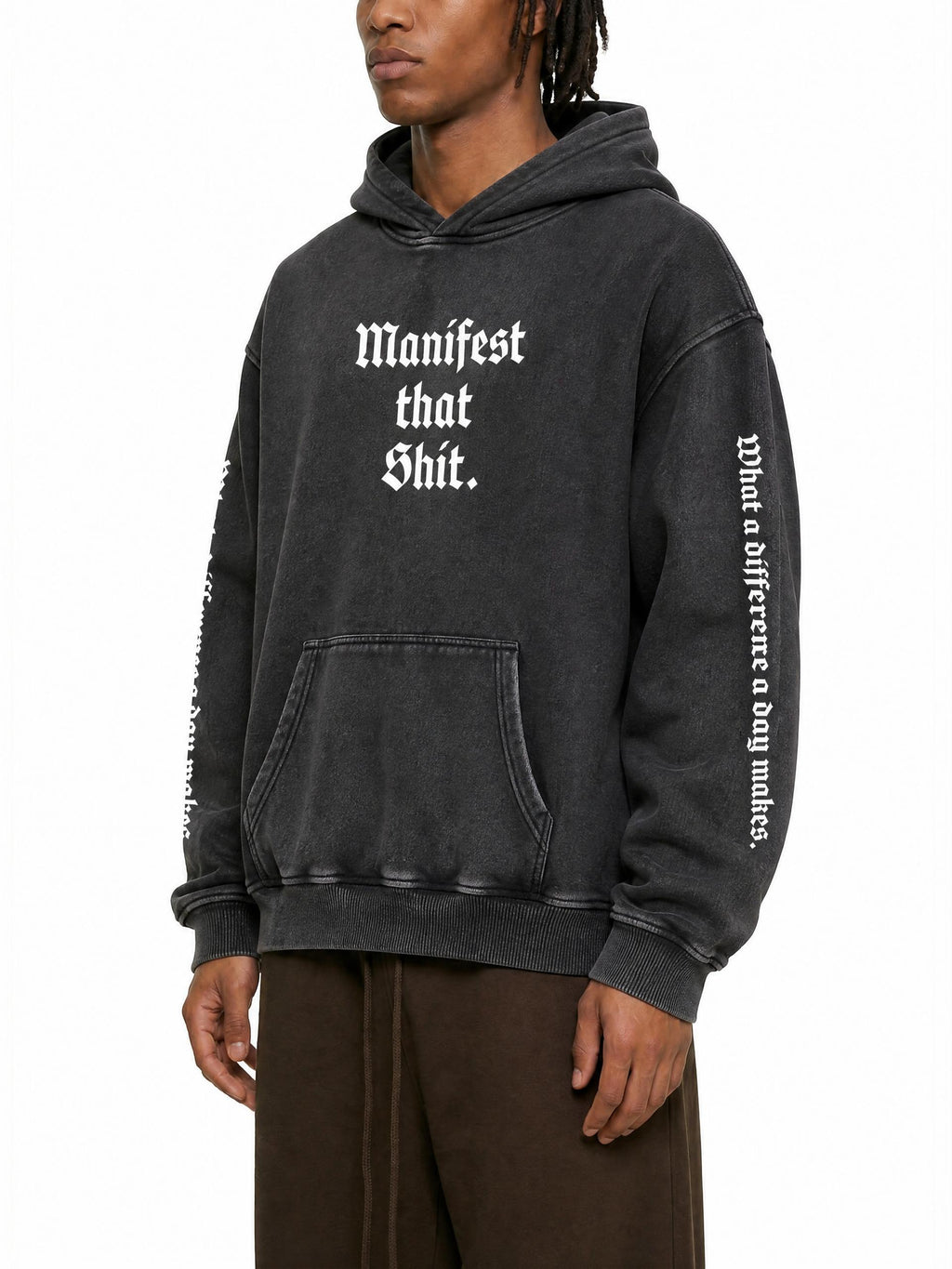 Manifest Snow Wash Fleece Hoodie
