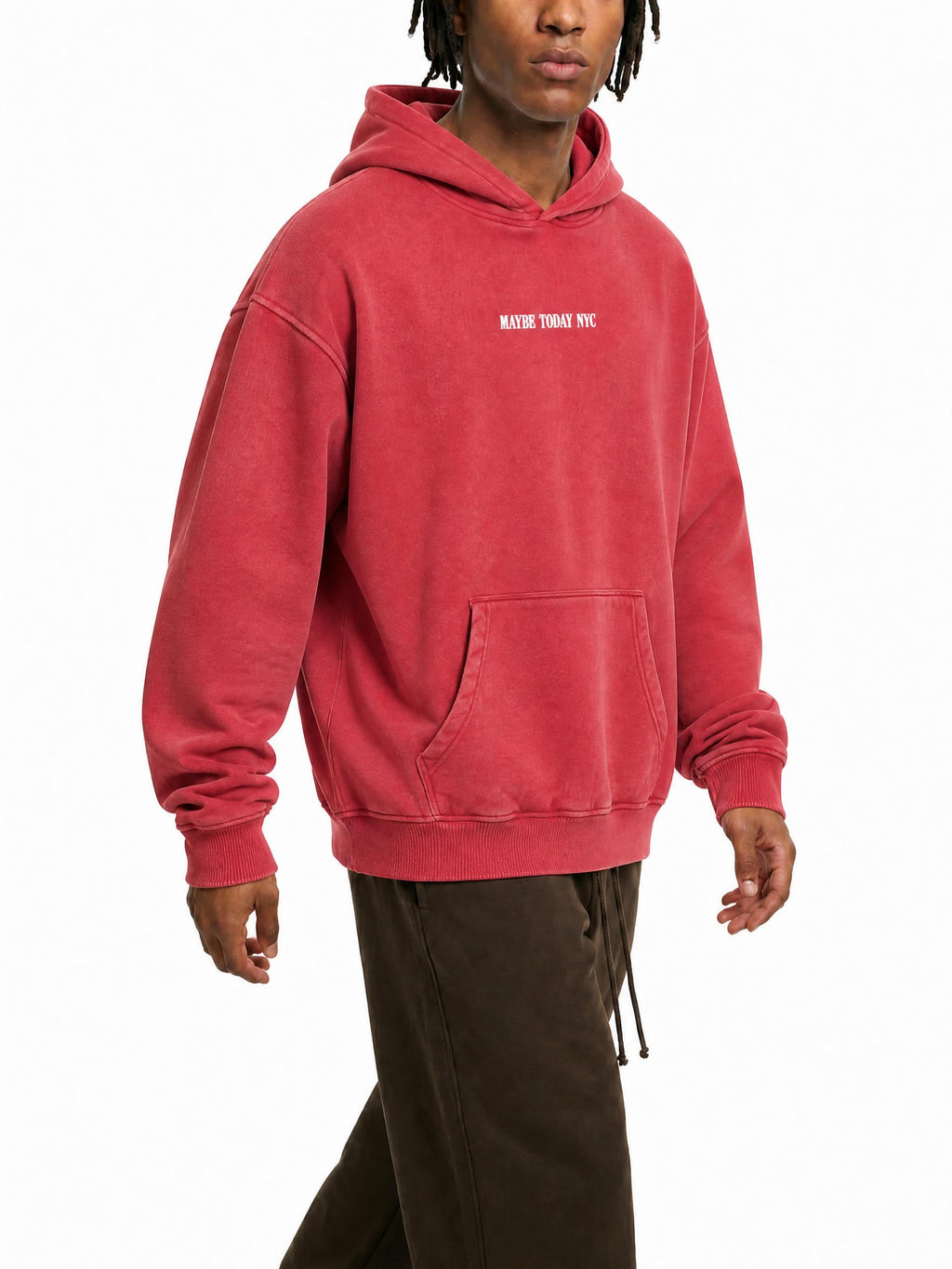 No Regrets Snow Wash Fleece Hoodie