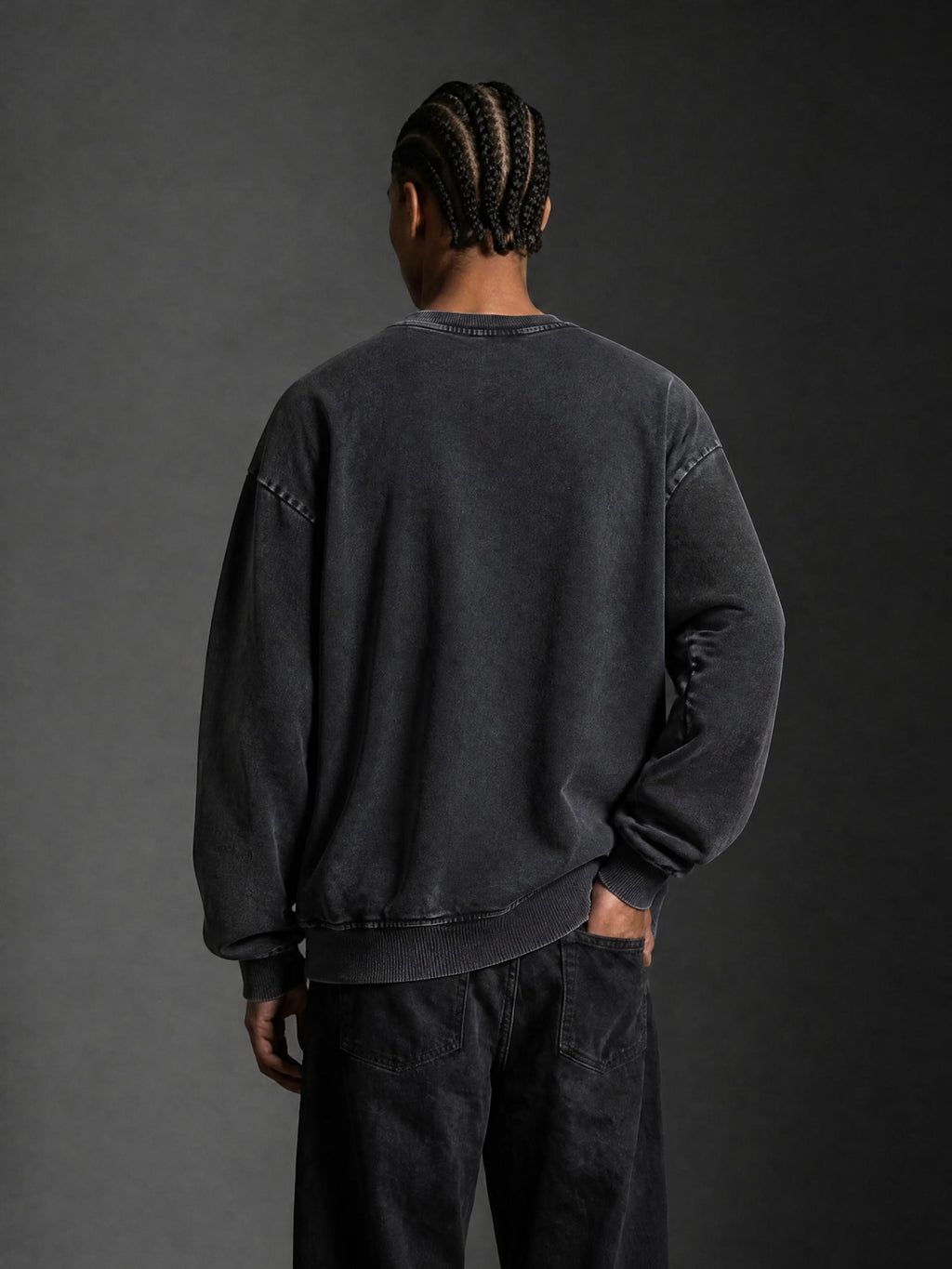 Evil Inside Snow Washed Crewneck