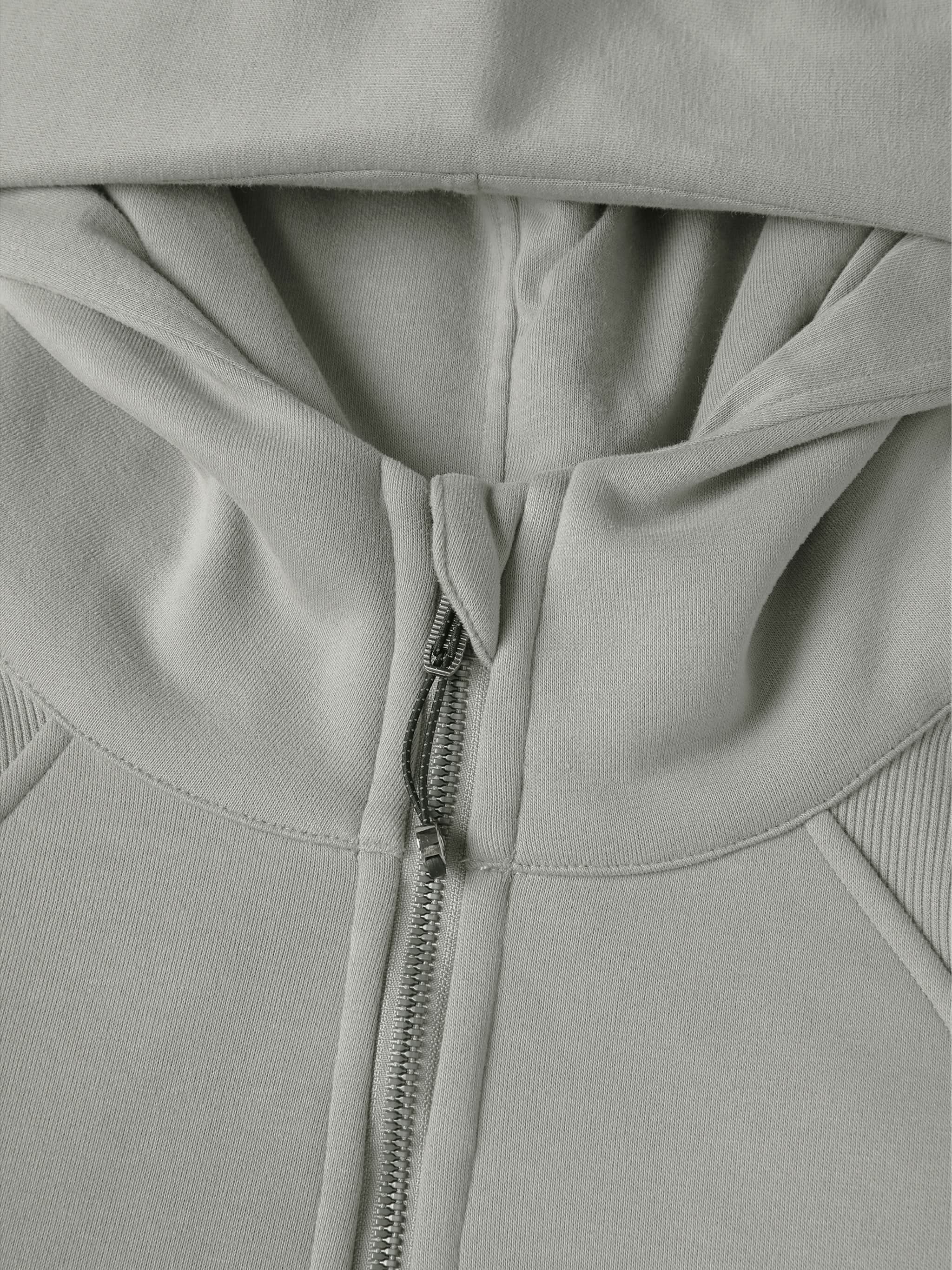 EVERYDAY Cropped Zip-Through Hoodie