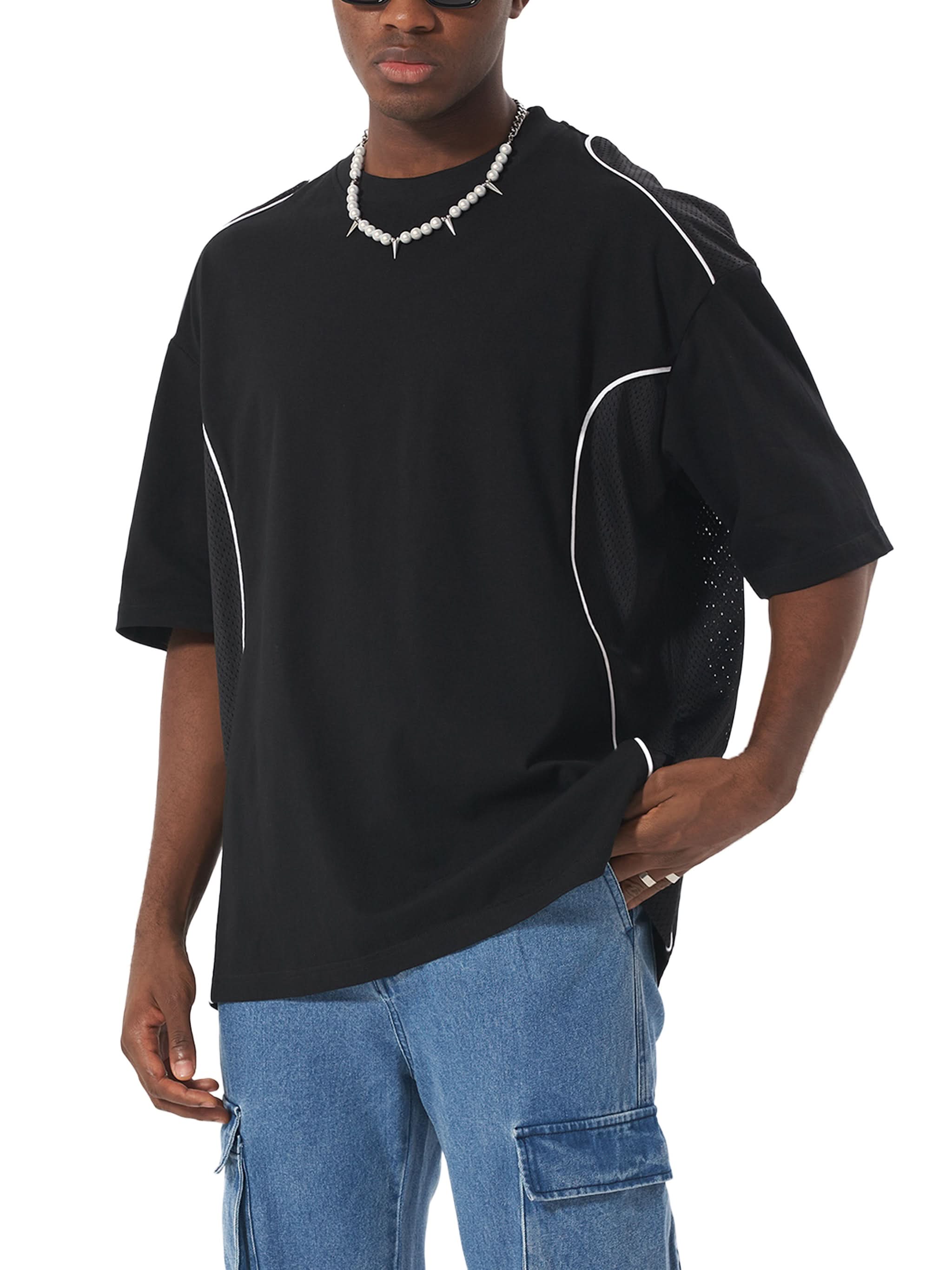 EVERYDAY Contrast Piped Panel T-Shirt