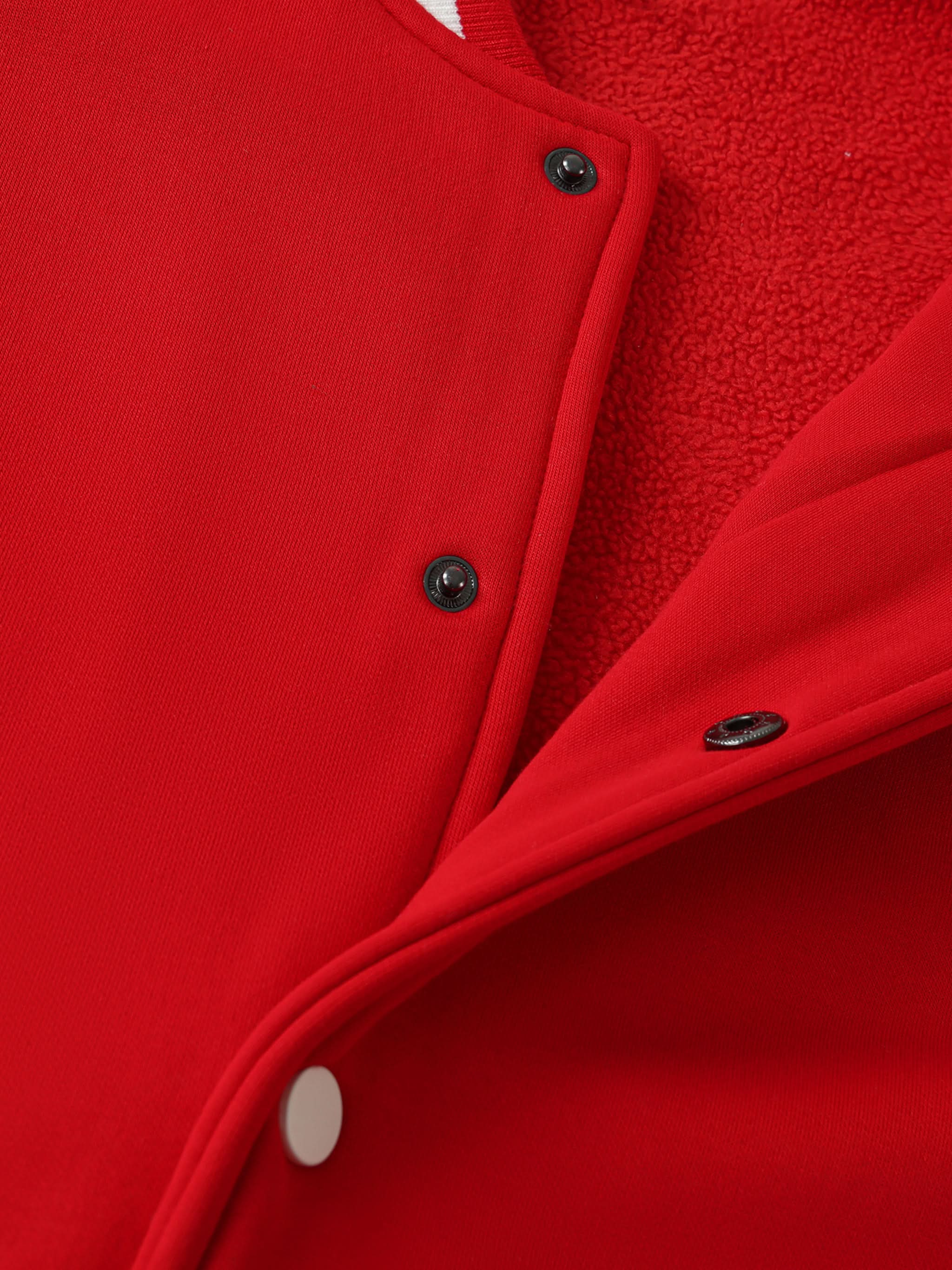 EVERYDAY Two-Tone Fleece Varsity Jacket