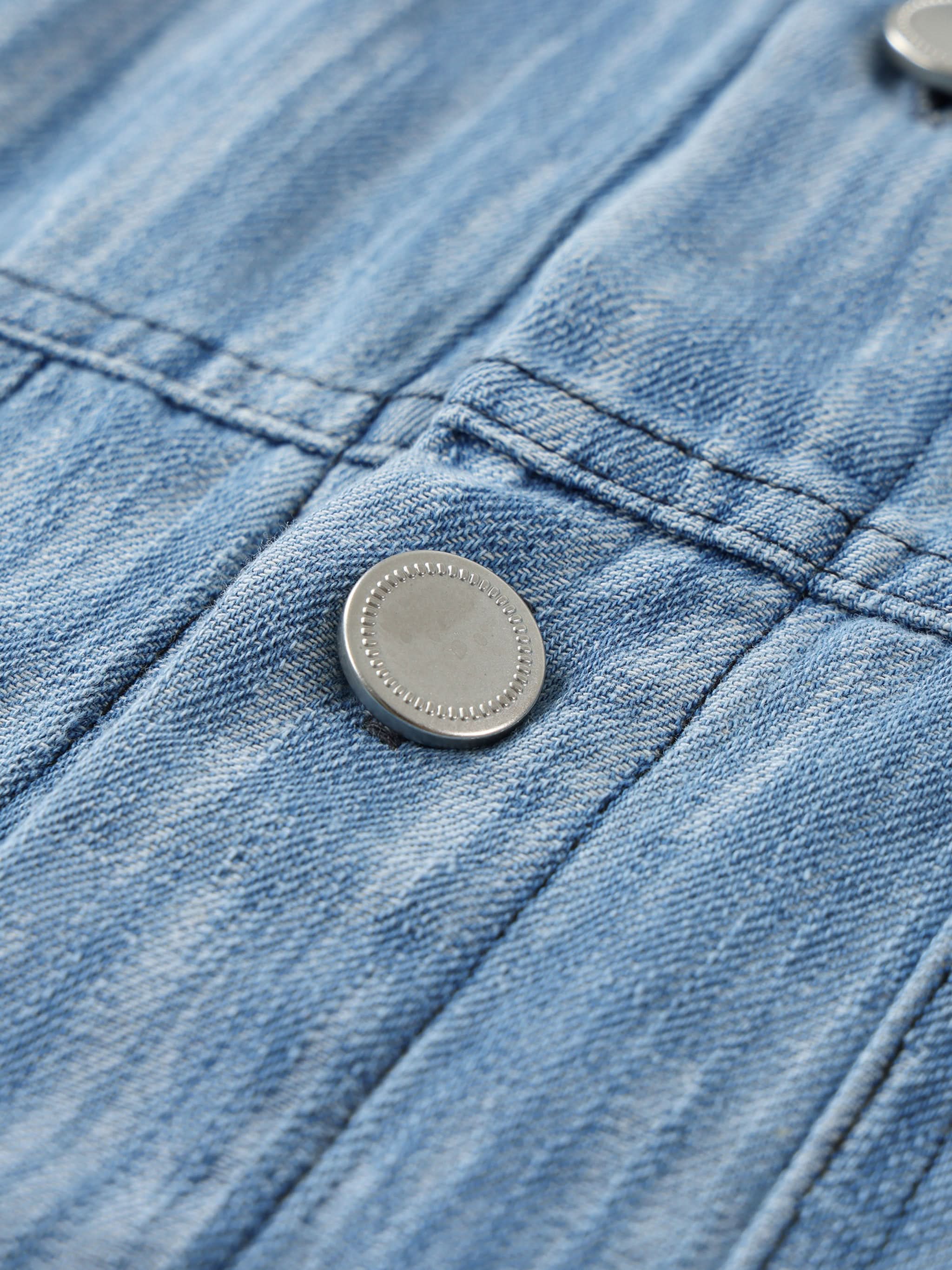 EVERYDAY Distressed Wash Short-Sleeve Shirt