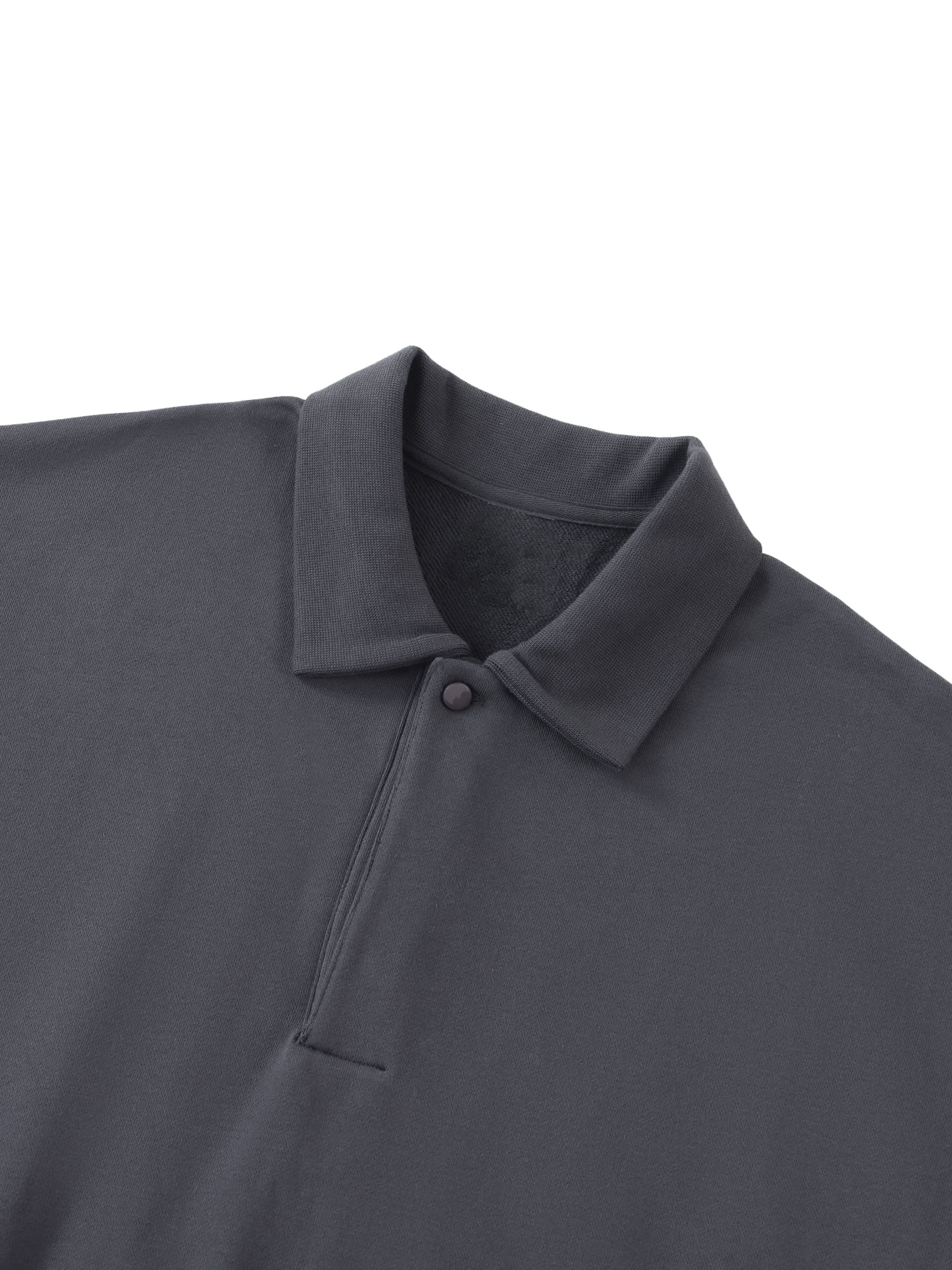 EVERYDAY Heavyweight Fleece Polo Sweatshirt