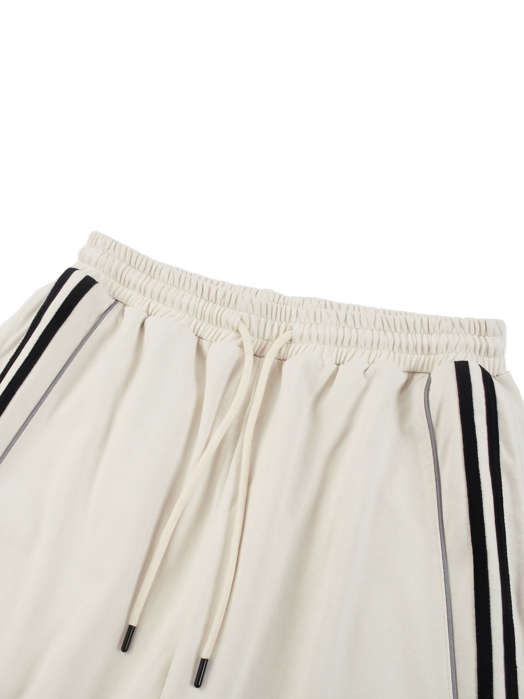 EVERYDAY Reflection Striped Straight-Leg Sweatpants