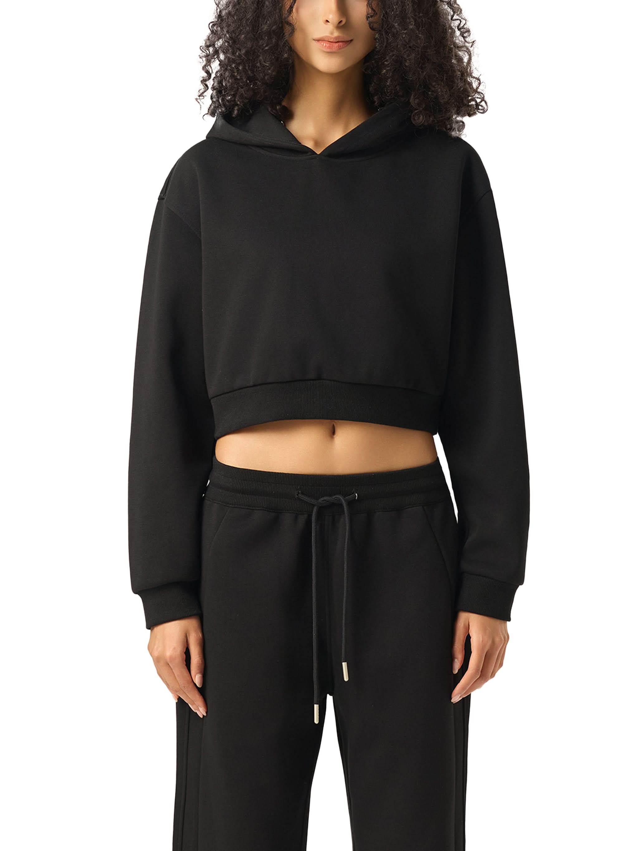 EVERYDAY Essential Cropped Hoodie