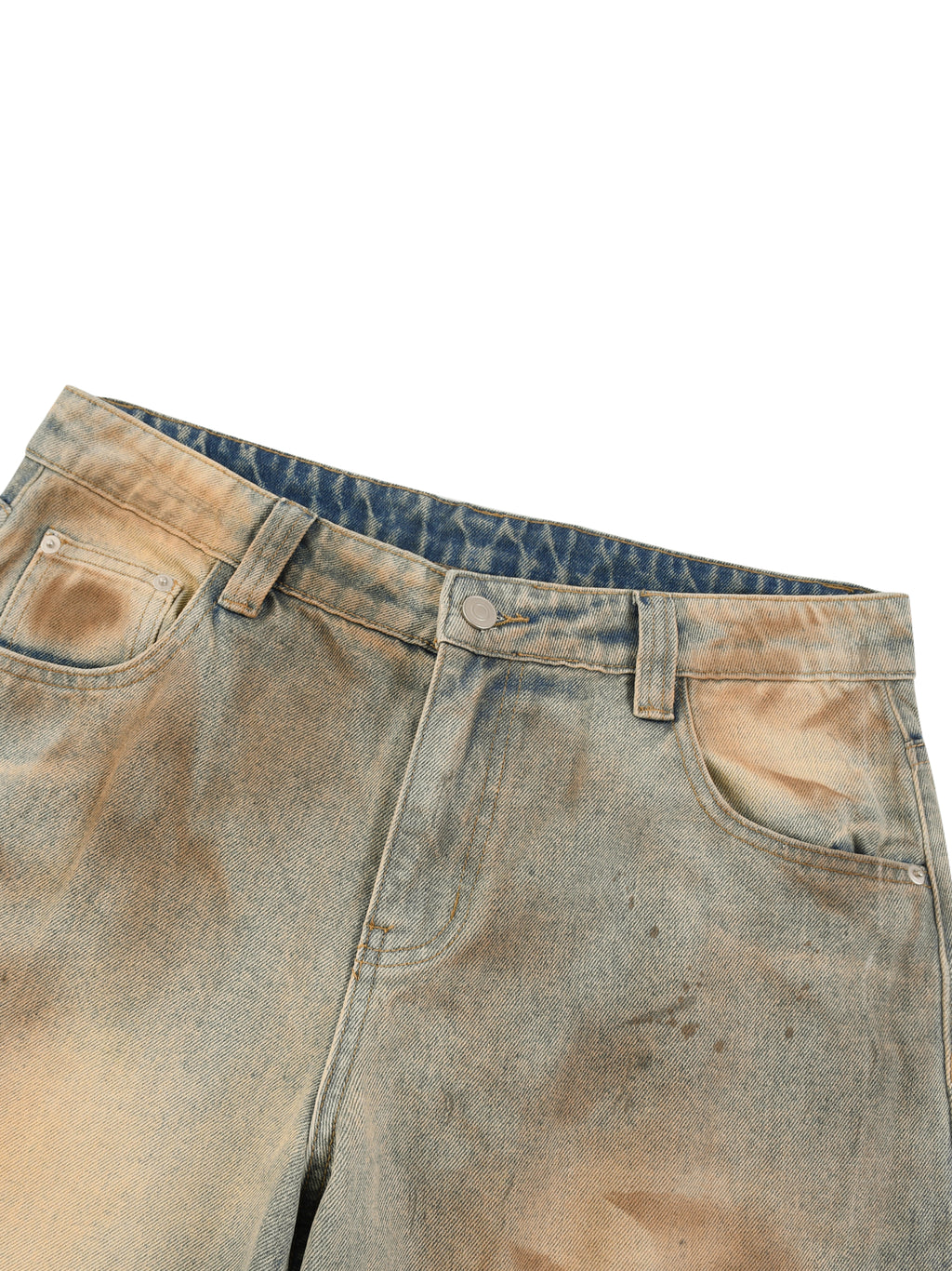 Rose Vintage Dirty Wash Barrel Leg Jeans