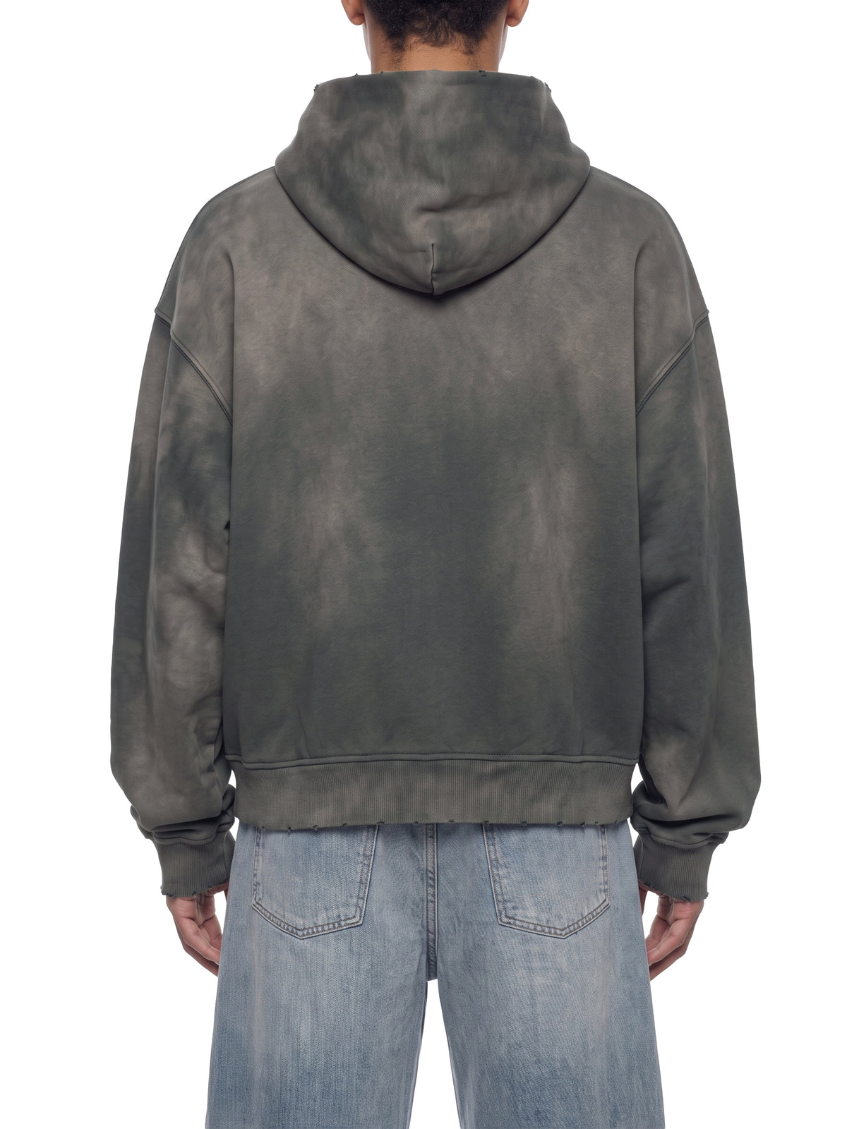 Mathilda Sunfade Distressed Boxy Hoodie