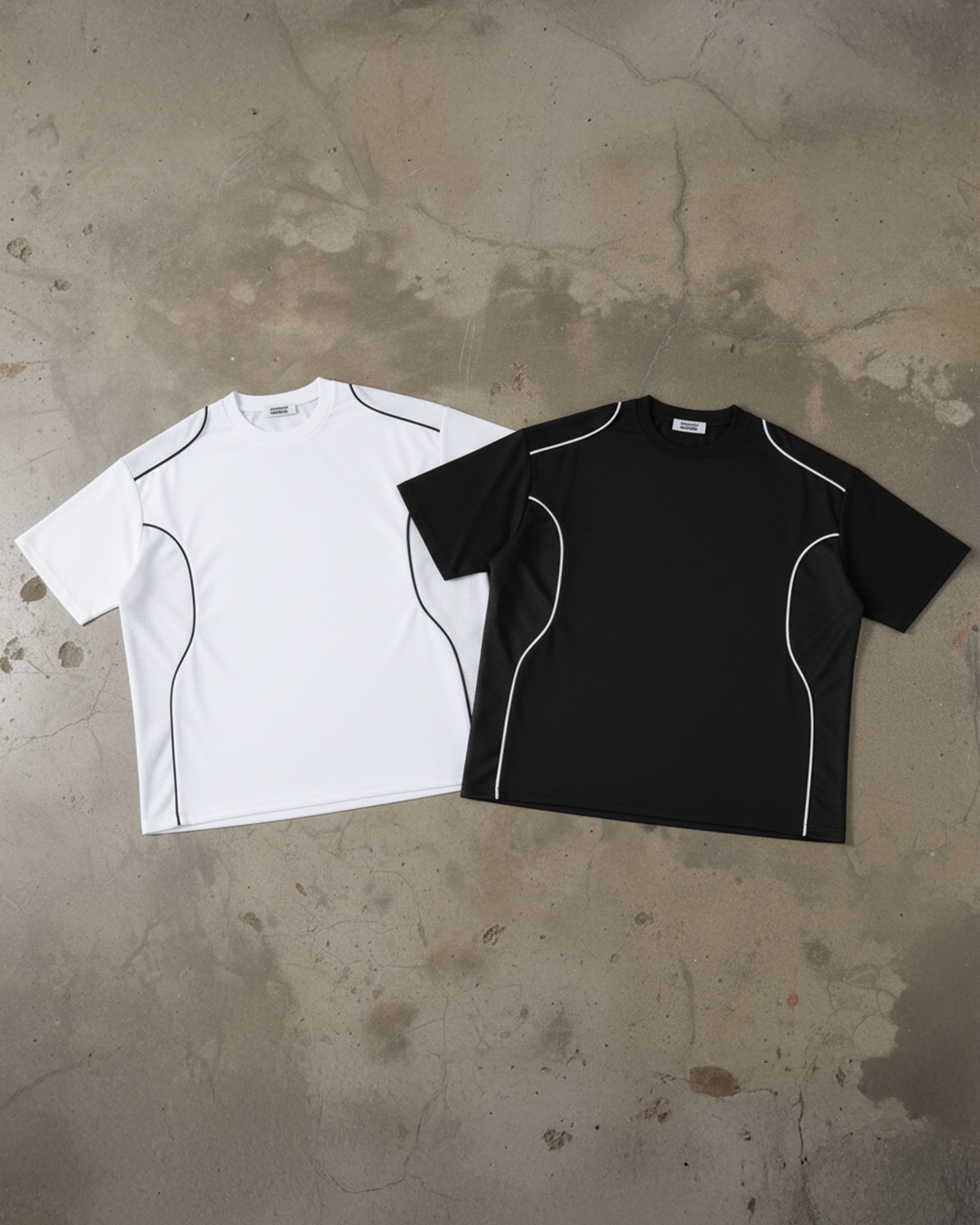 EVERYDAY Contrast Piped Panel T-Shirt