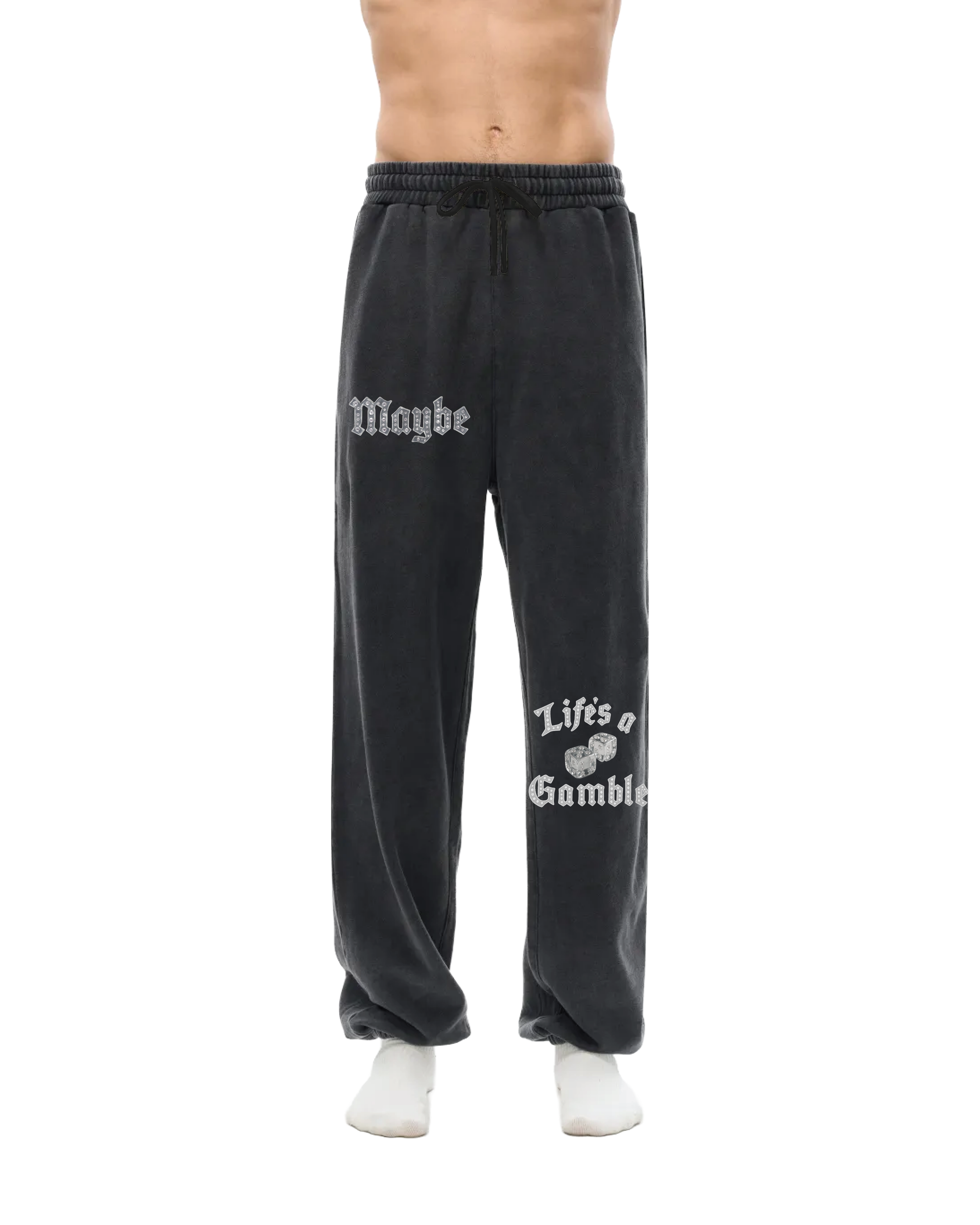 Life's a Gamble Enzyme Washed Sweatpants