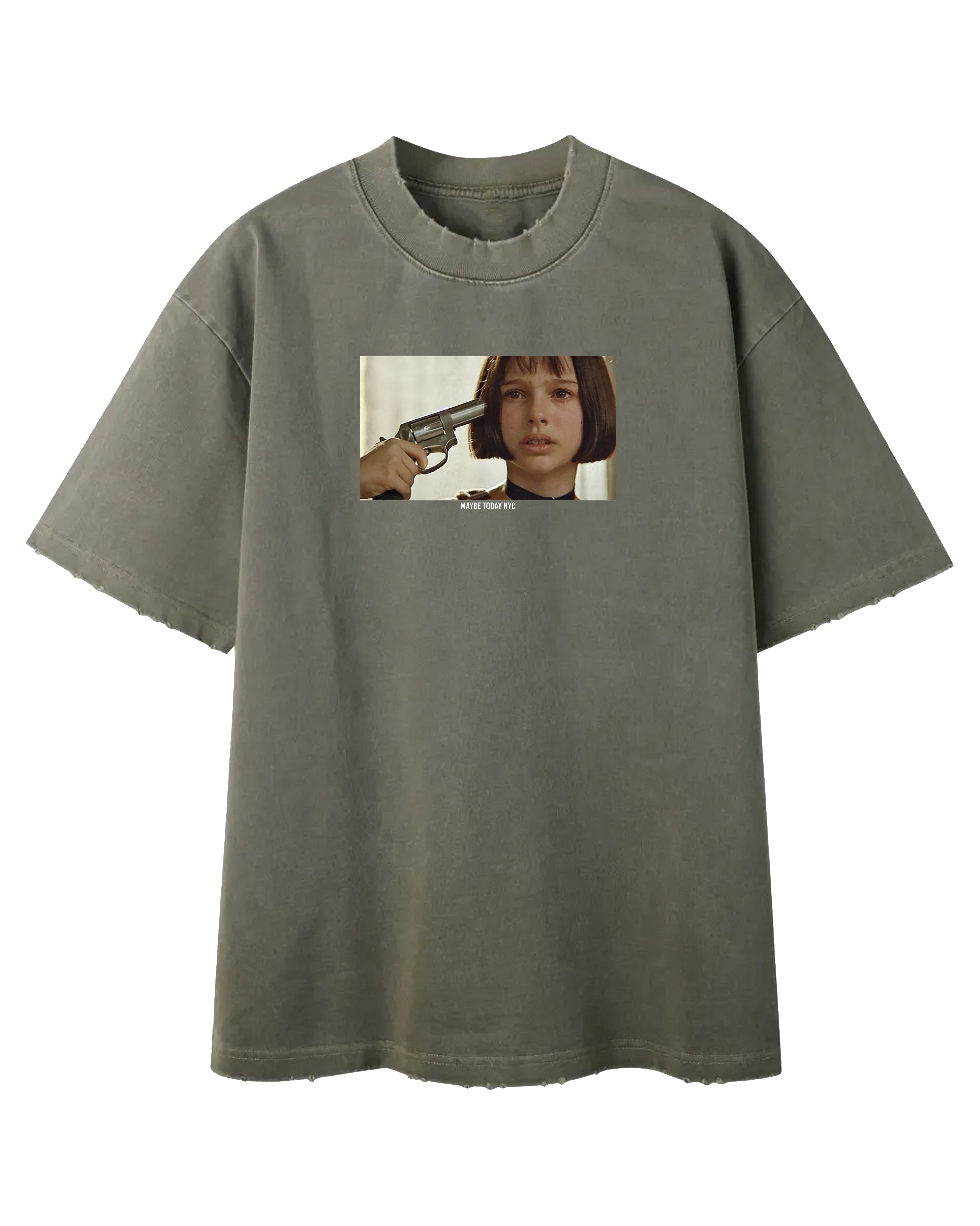 Mathilda Vintage Washed Frayed Tee