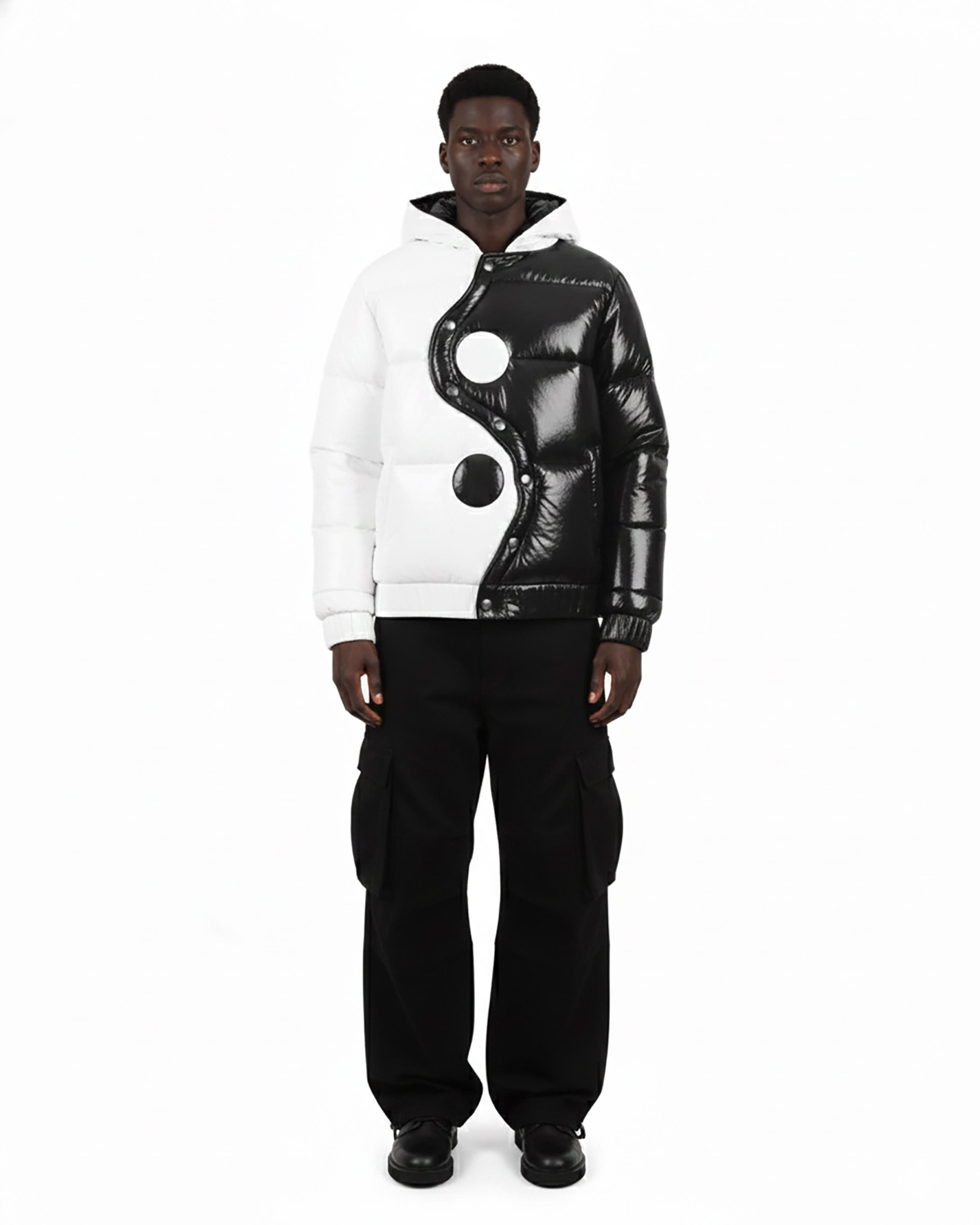 Yin Yang Down Puffer Jacket