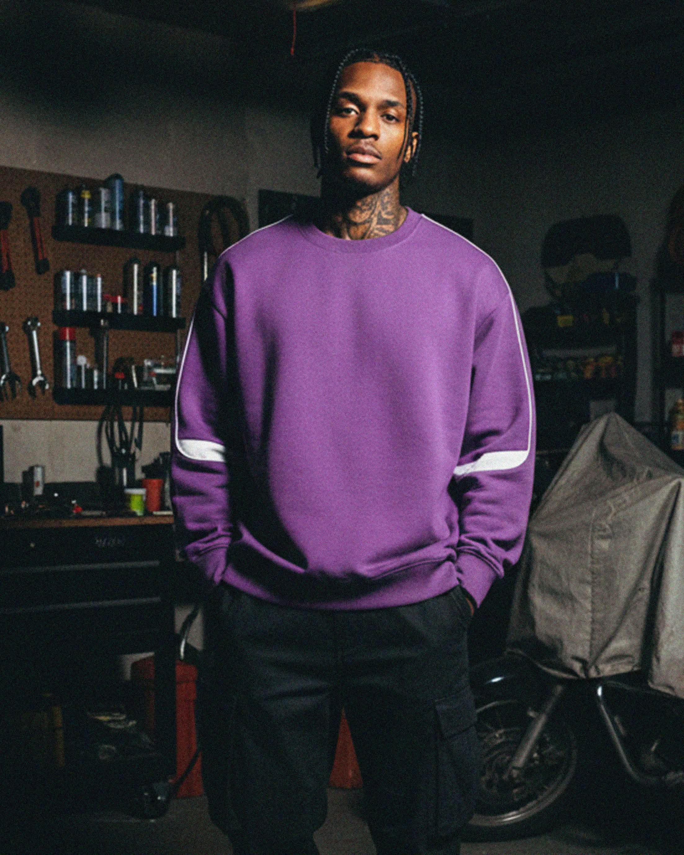 EVERYDAY Crewneck Taped Sweatshirt