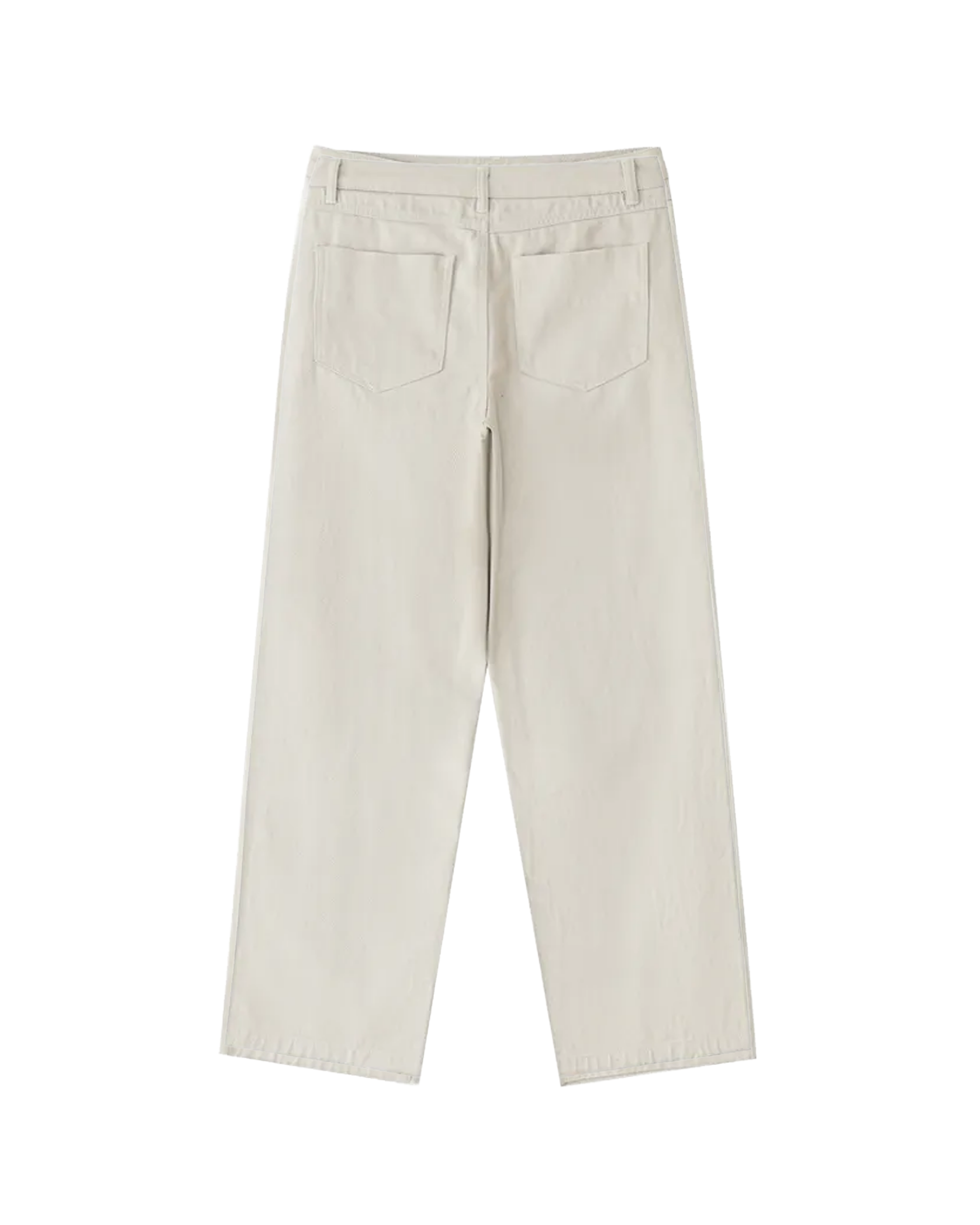 Roses Heavyweight Cotton Straight-Leg Pants