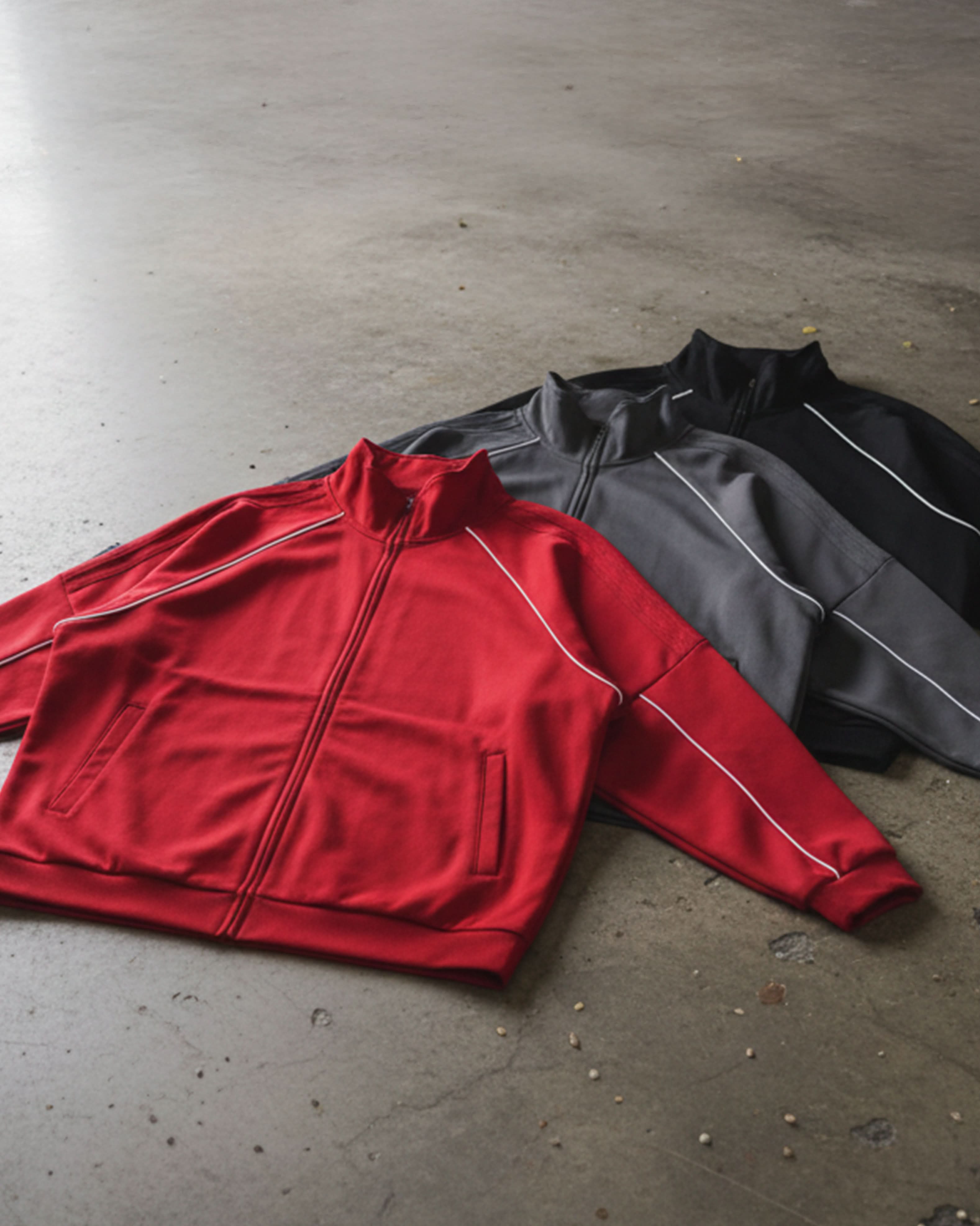 EVERYDAY Reflection Striped Raglan Sleeve Jacket